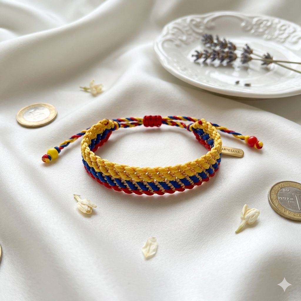 Pulsera Tricolor Trenzada