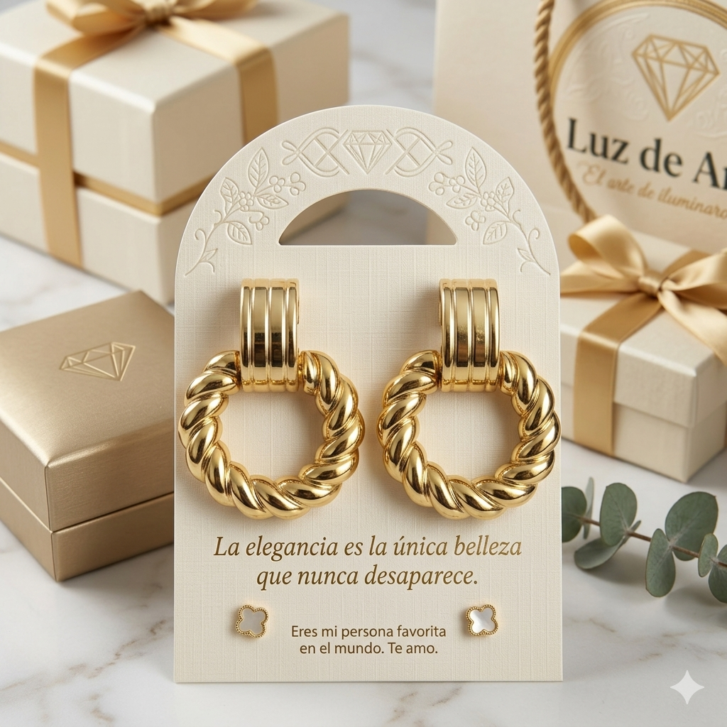 Set Aretes Encanto